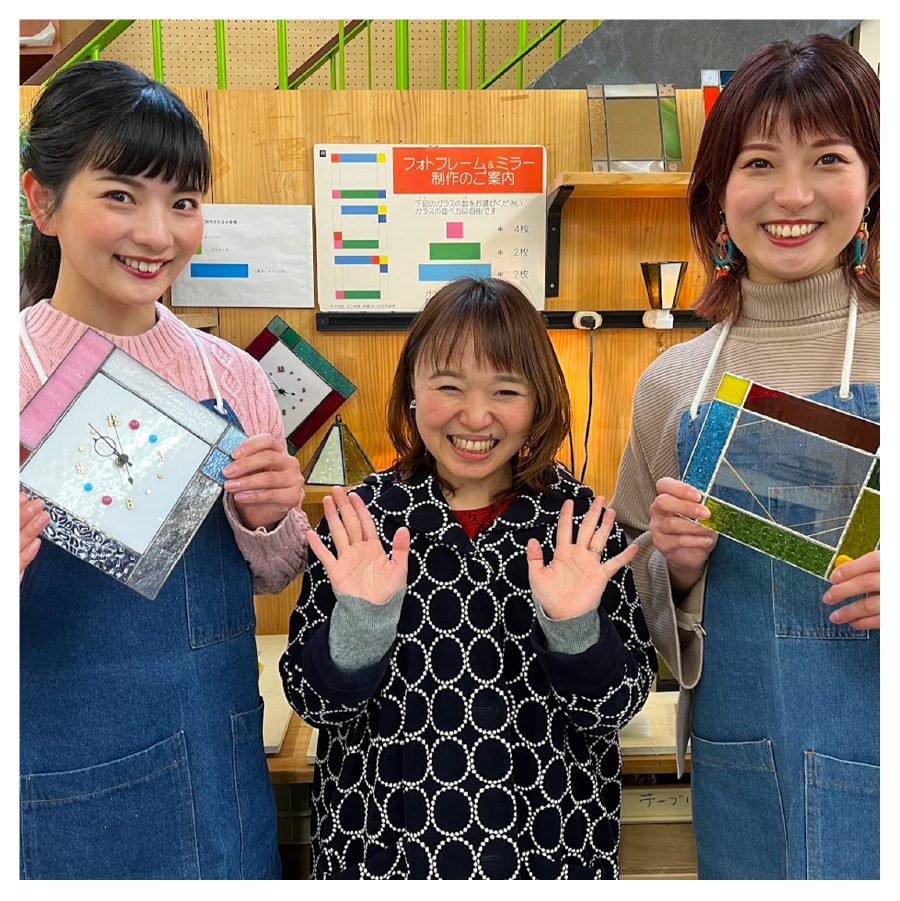 今回の旅人：煌海ルイセ＆美蘭レンナ、ガイド役：岡田奈穂子（トラベルクリエイター）